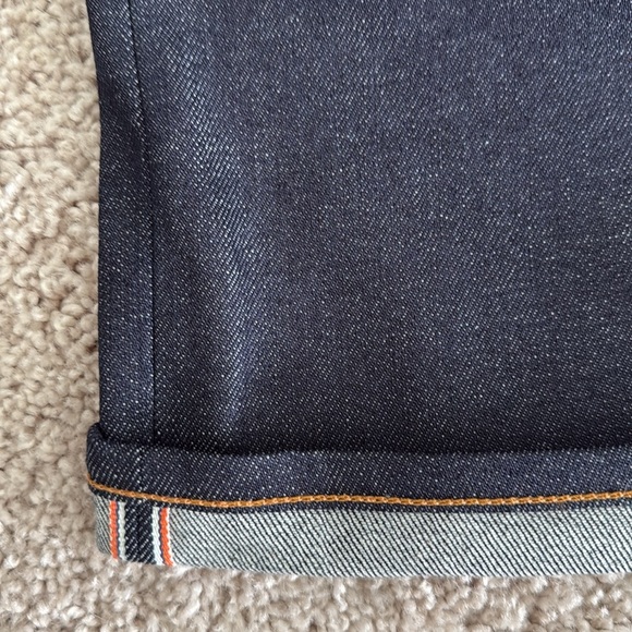 HIROSHI Kato Men’s size 33/30 Hammer Straight Indigo Raw 14oz Selvedge Jeans NWT - Picture 6 of 6